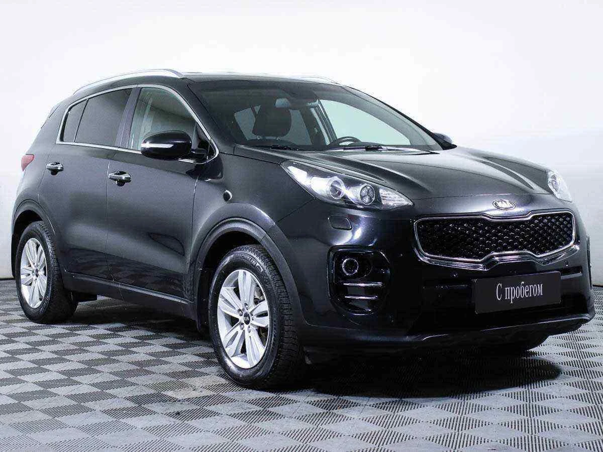 KIA Sportage, Черный, 2018, Автоматическая, 150 л.с., цена от 1 165 000 руб.