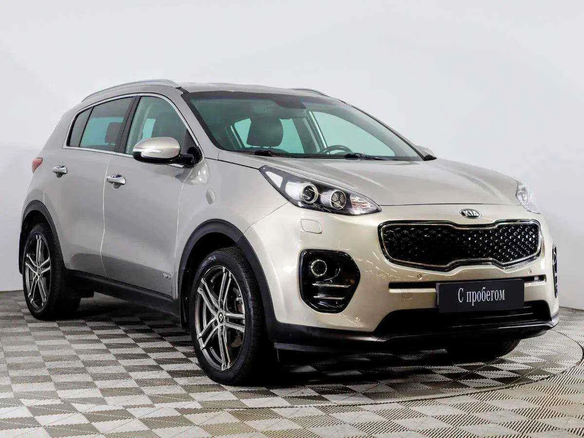 KIA Sportage, Серебряный, 2016, Автоматическая, 185 л.с., цена от 1 386 100 руб.