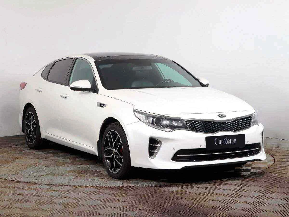 KIA Optima, Белый, 2016, Автоматическая, 185 л.с., цена от 1 260 000 руб.