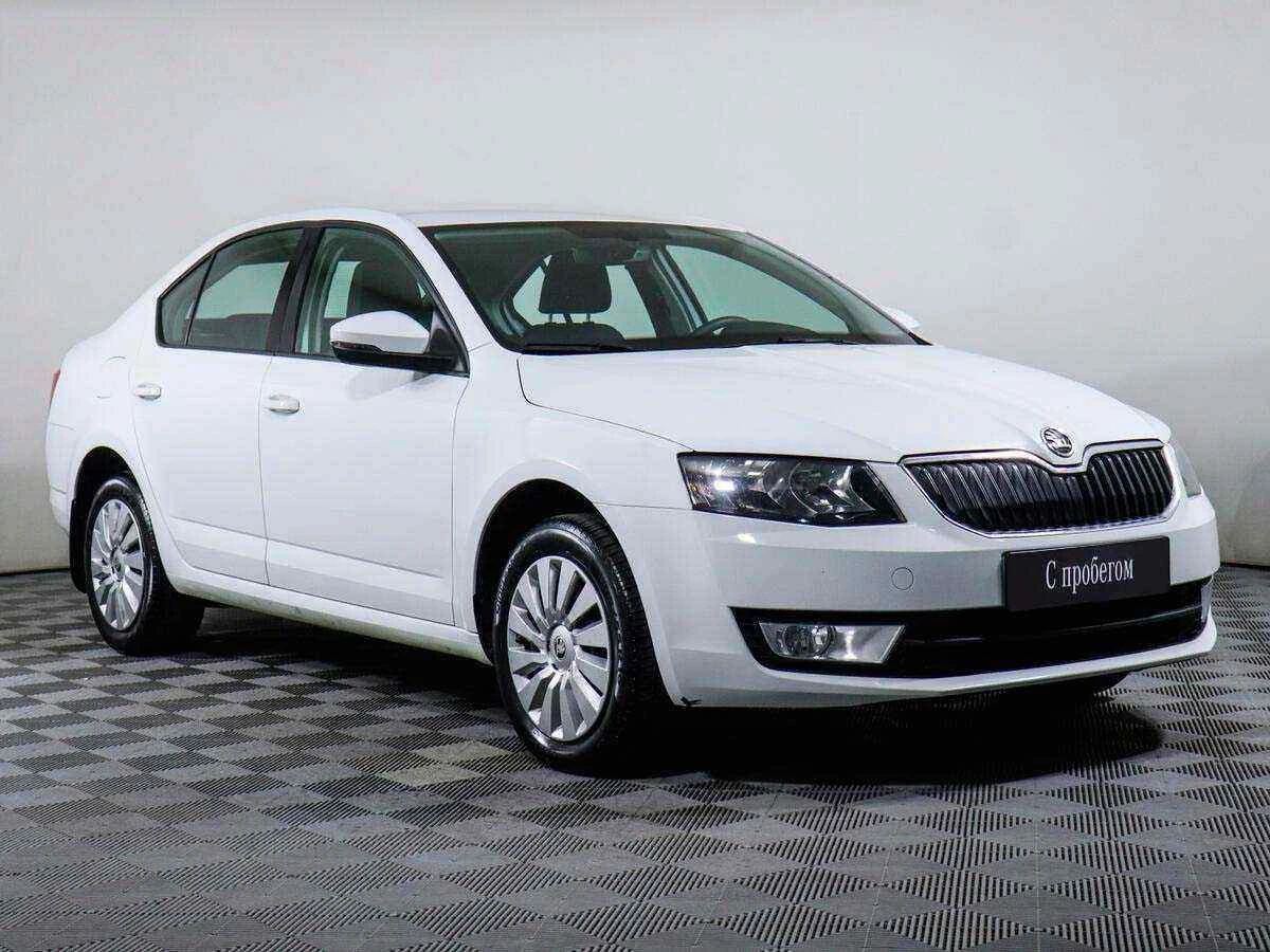 Skoda Octavia, Белый, 2014, Робот, 150 л.с., цена от 735 000 руб.