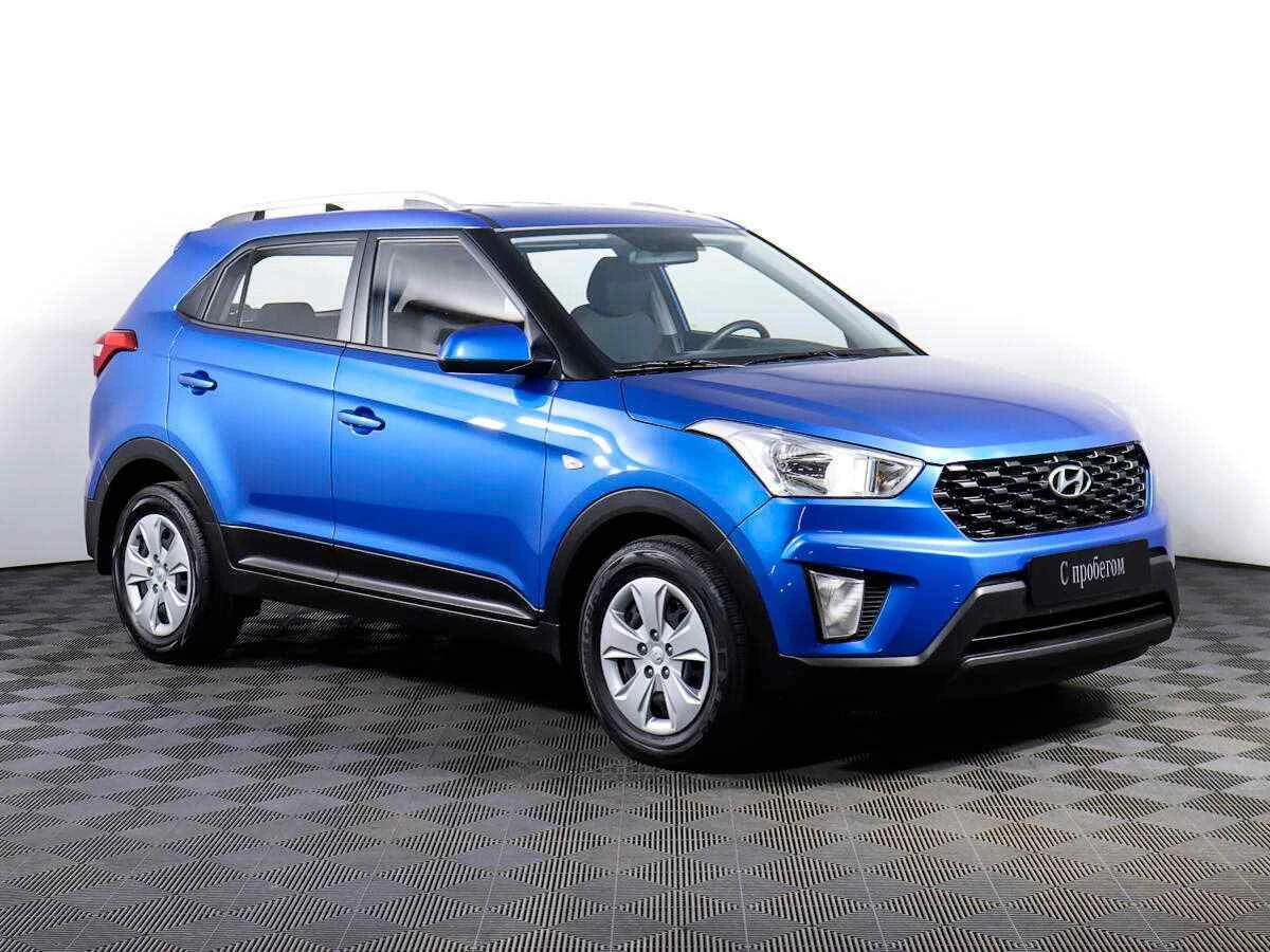 Hyundai Creta, Синий, 2021, Автоматическая, 123 л.с., цена от 1 399 000 руб.