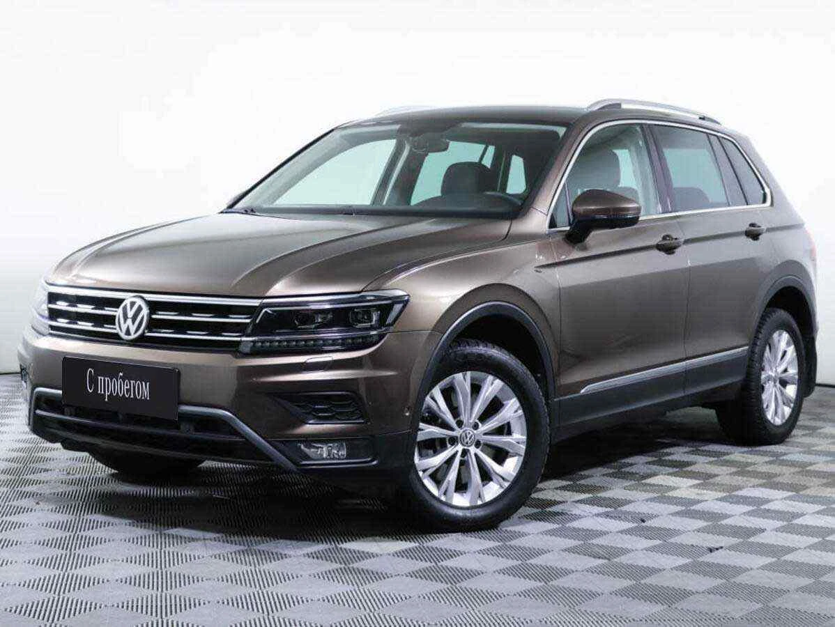Volkswagen Tiguan, Коричневый, 2017, Робот, 180 л.с., цена от 1 428 000 руб.