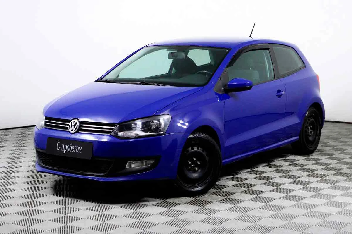 VOLKSWAGEN POLO, Синий, 2010, Робот, 85 л.с., цена от 456 000 руб.