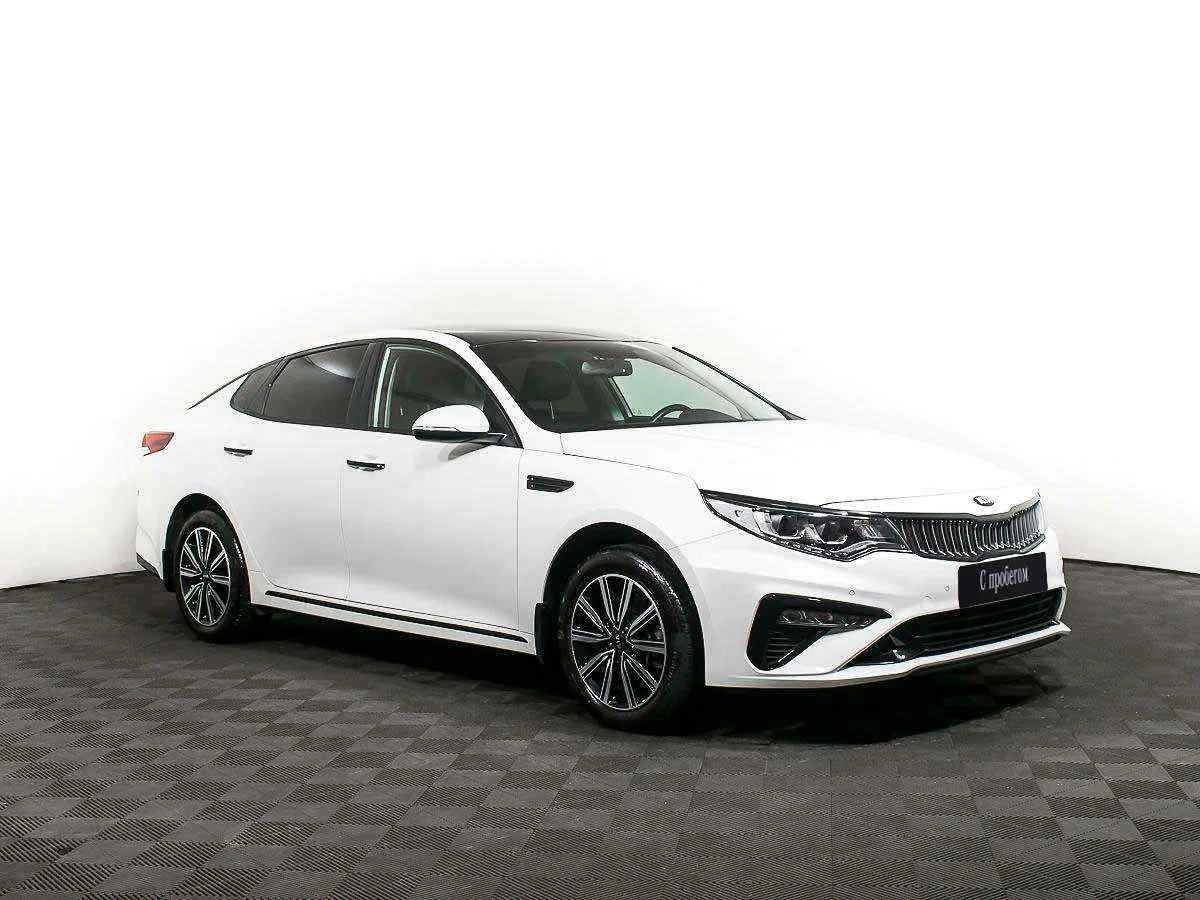 KIA Optima, Белый, 2019, Автоматическая, 188 л.с., цена от 1 715 000 руб.