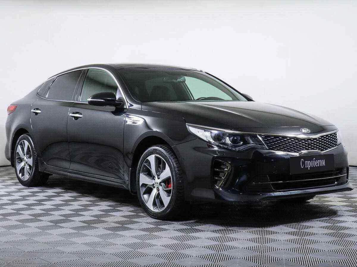 KIA Optima, Черный, 2018, Автоматическая, 245 л.с., цена от 1 440 000 руб.