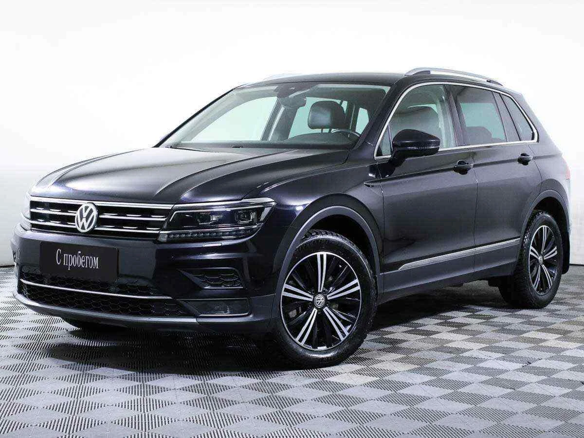 Volkswagen Tiguan, Черный, 2019, Робот, 220 л.с., цена от 2 055 000 руб.