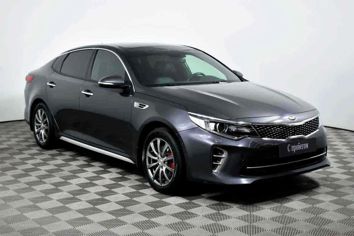 KIA Optima, Серый, 2016, Автоматическая, 188 л.с., цена от 1 226 000 руб.