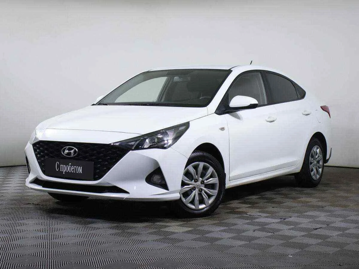 Hyundai Solaris, Белый, 2020, Автоматическая, 100 л.с., цена от 835 000 руб.
