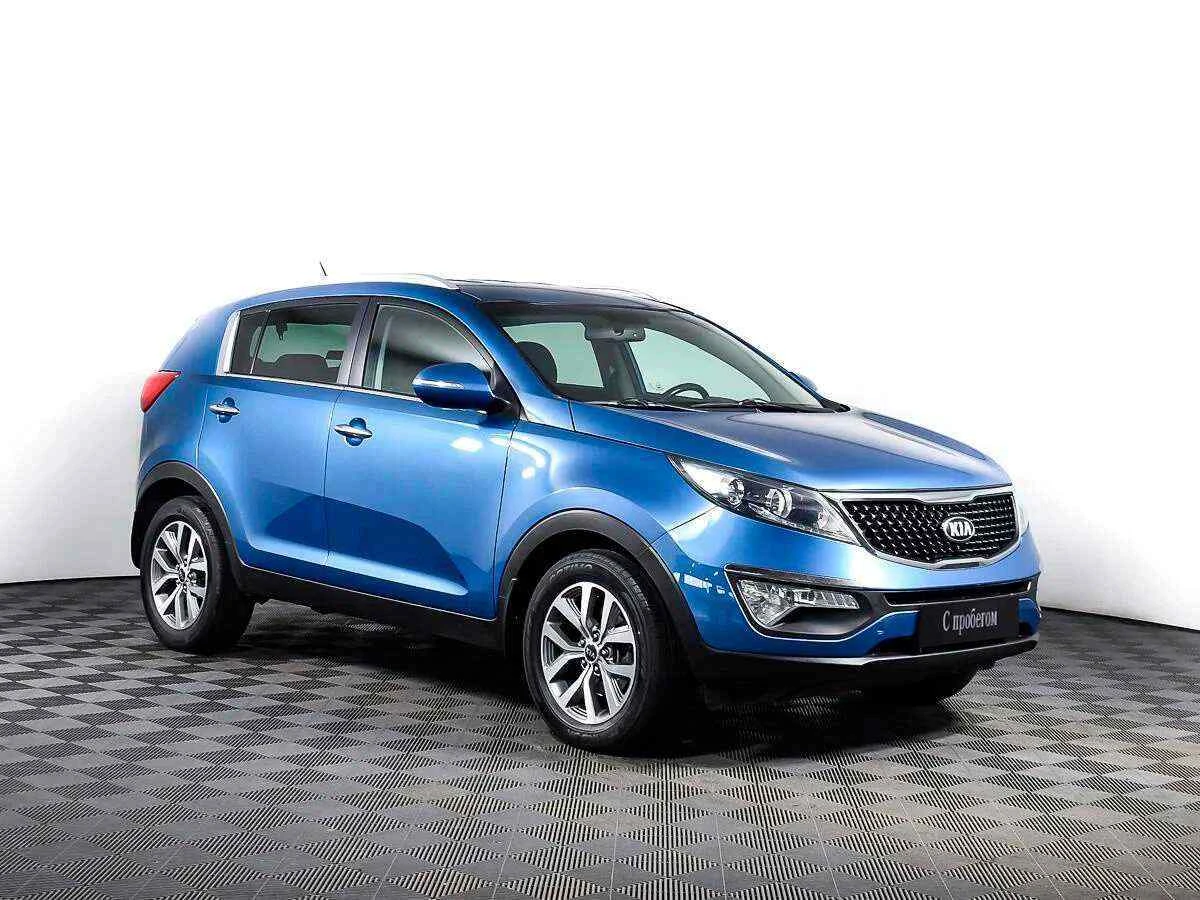KIA Sportage, Синий, 2015, Автоматическая, 150 л.с., цена от 1 107 400 руб.
