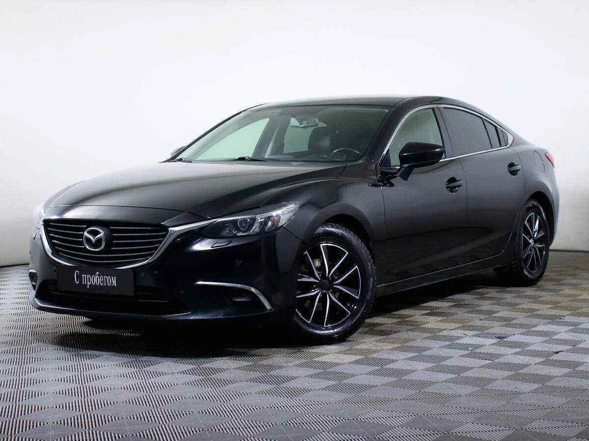 Mazda 6, Черный, 2016, Автоматическая, 192 л.с., цена от 1 110 000 руб.