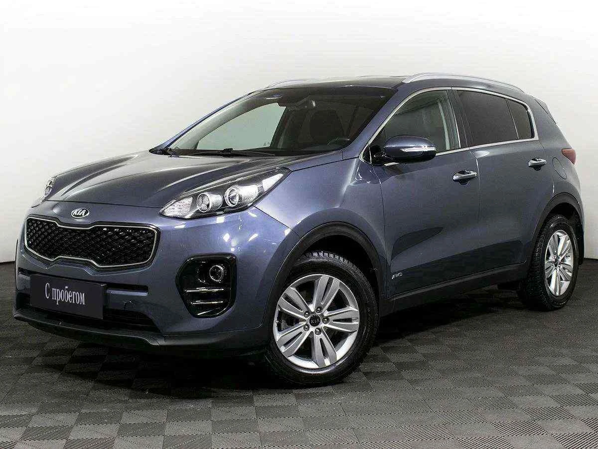 KIA Sportage, Синий, 2016, Автоматическая, 150 л.с., цена от 1 458 000 руб.