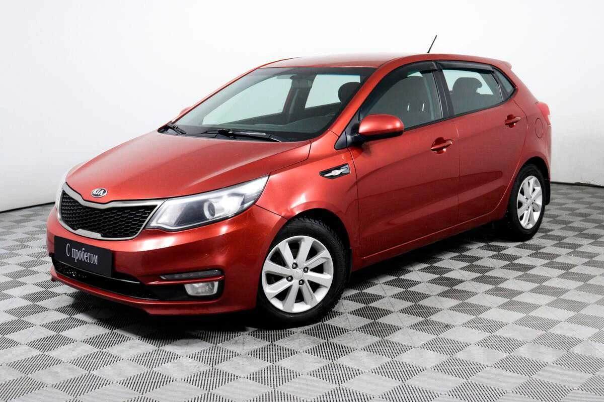 KIA RIO, Красный, 2016, Автоматическая, 123 л.с., цена от 784 000 руб.