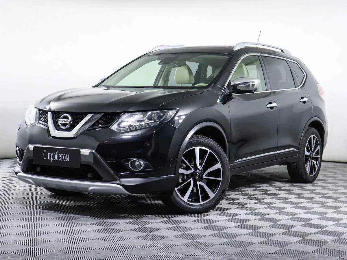 Nissan X-Trail, Черный, 2017, Вариатор, 130 л.с., цена от 1 348 000 руб.