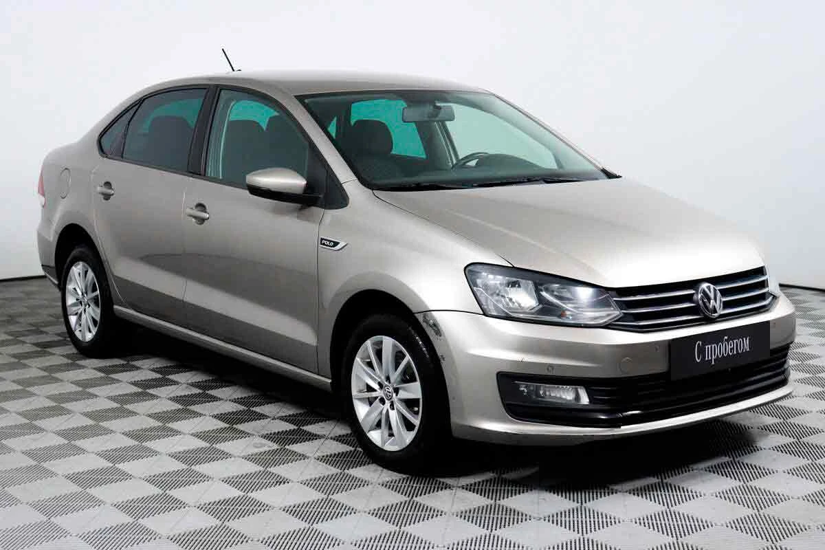 VOLKSWAGEN POLO, Бежевый, 2019, Автоматическая, 110 л.с., цена от 883 200 руб.