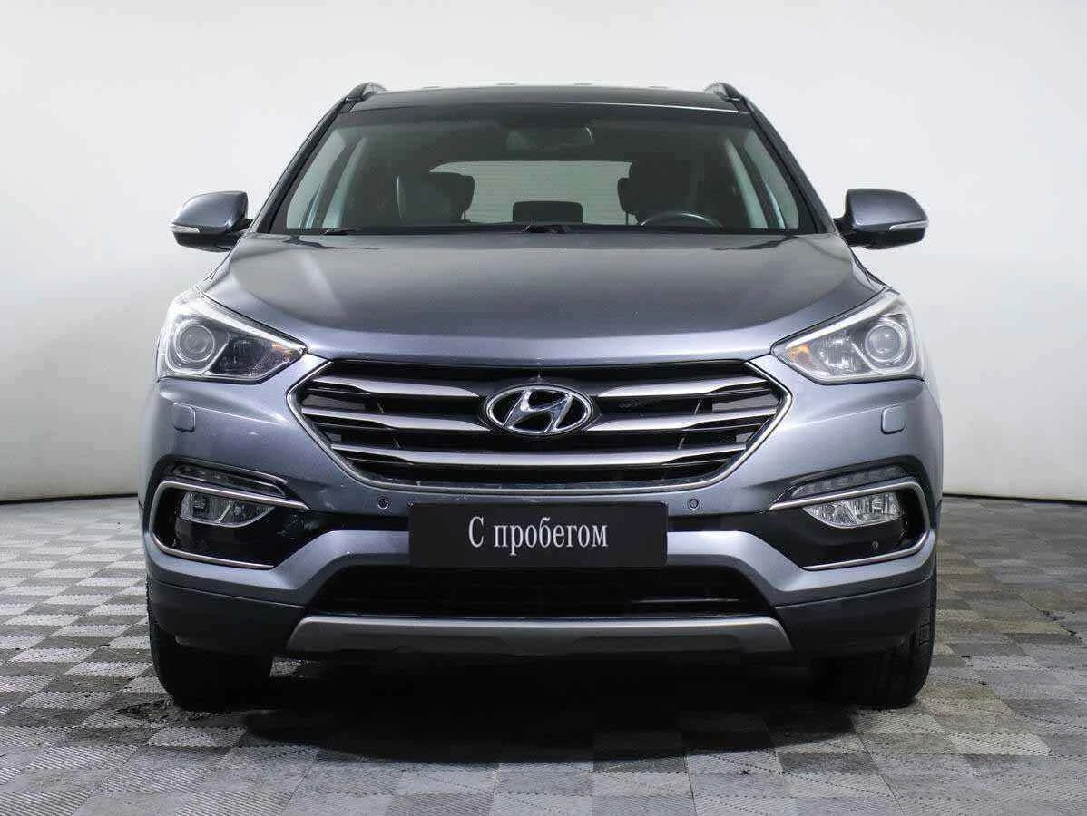 Hyundai Santa Fe, Серебряный, 2016, Автоматическая, 171 л.с., цена от 1 418 000 руб.