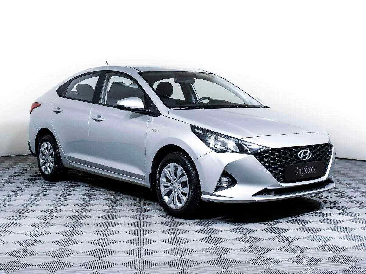 Hyundai Solaris, Серебряный, 2020, Автоматическая, 123 л.с., цена от 1 055 000 руб.
