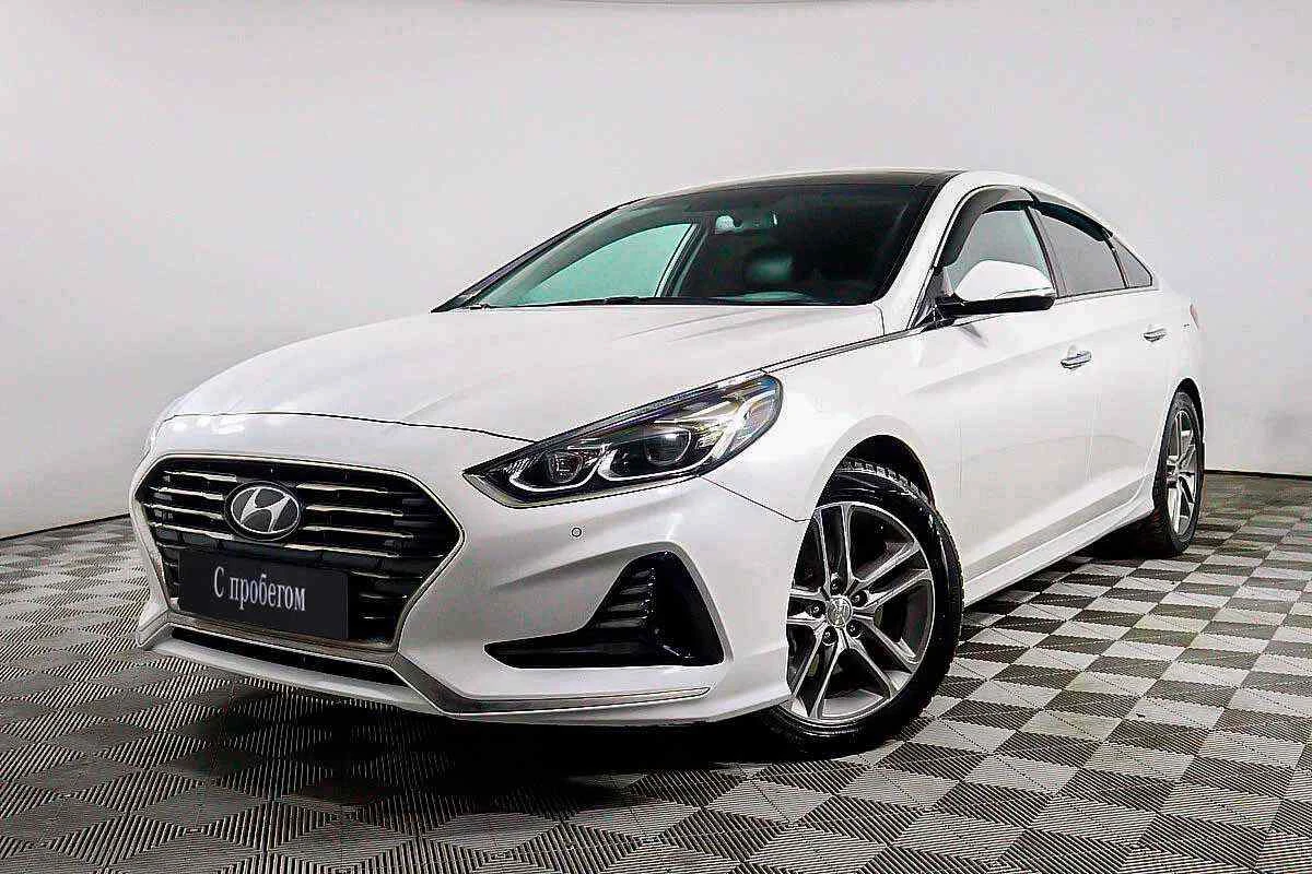 Hyundai Sonata, Белый, 2017, Автоматическая, 188 л.с., цена от 1 055 000 руб.