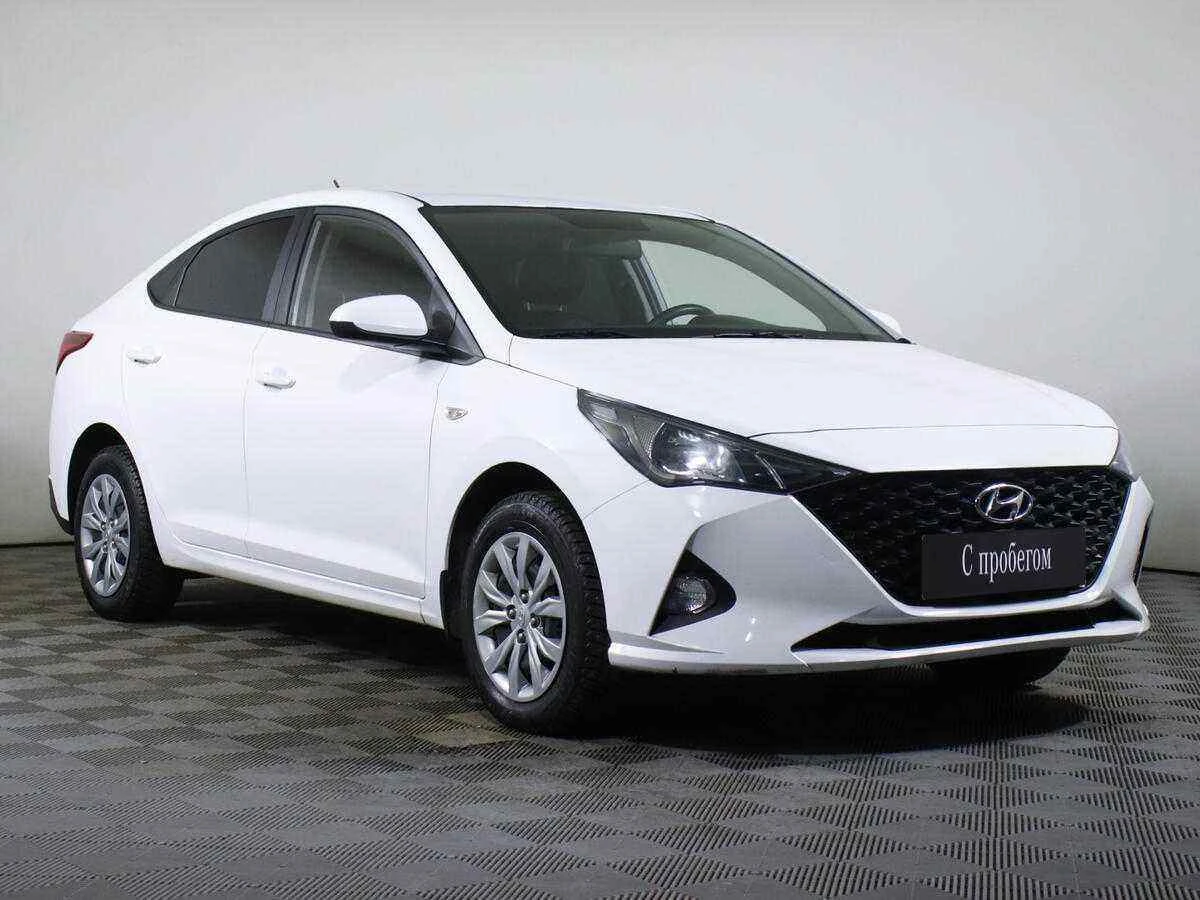 Hyundai Solaris, Белый, 2020, Автоматическая, 100 л.с., цена от 999 000 руб.