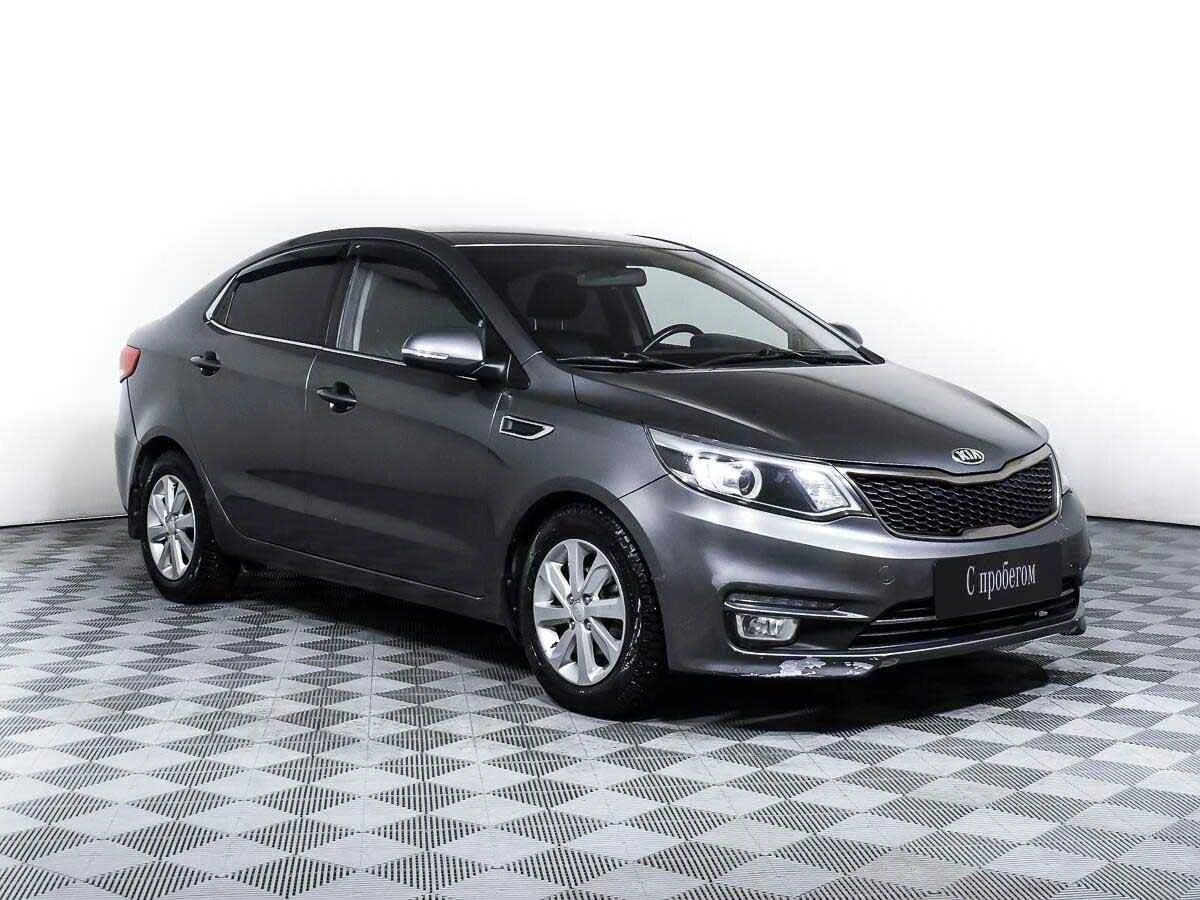 KIA Rio, Серый, 2015, Автоматическая, 123 л.с., цена от 525 000 руб.