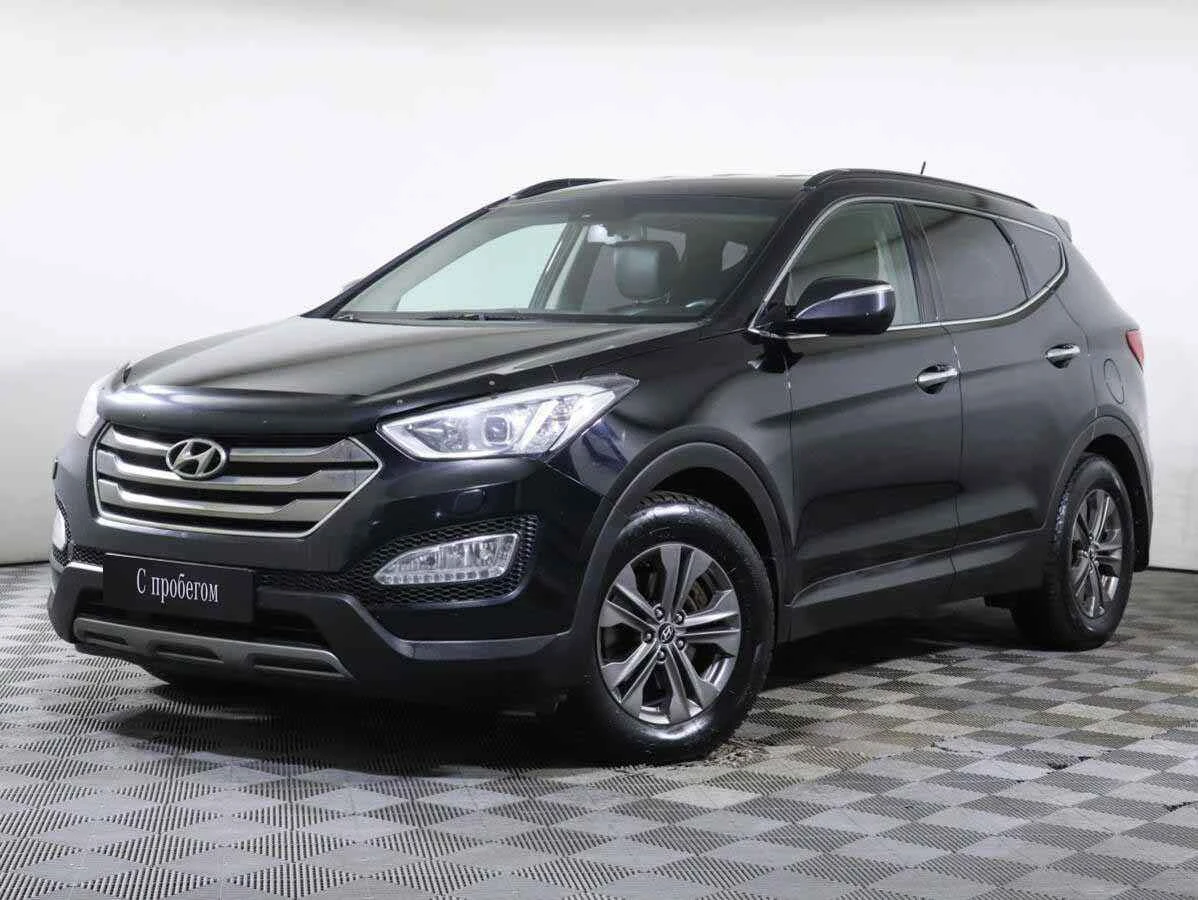 Hyundai Santa Fe, Черный, 2012, Автоматическая, 175 л.с., цена от 1 109 000 руб.