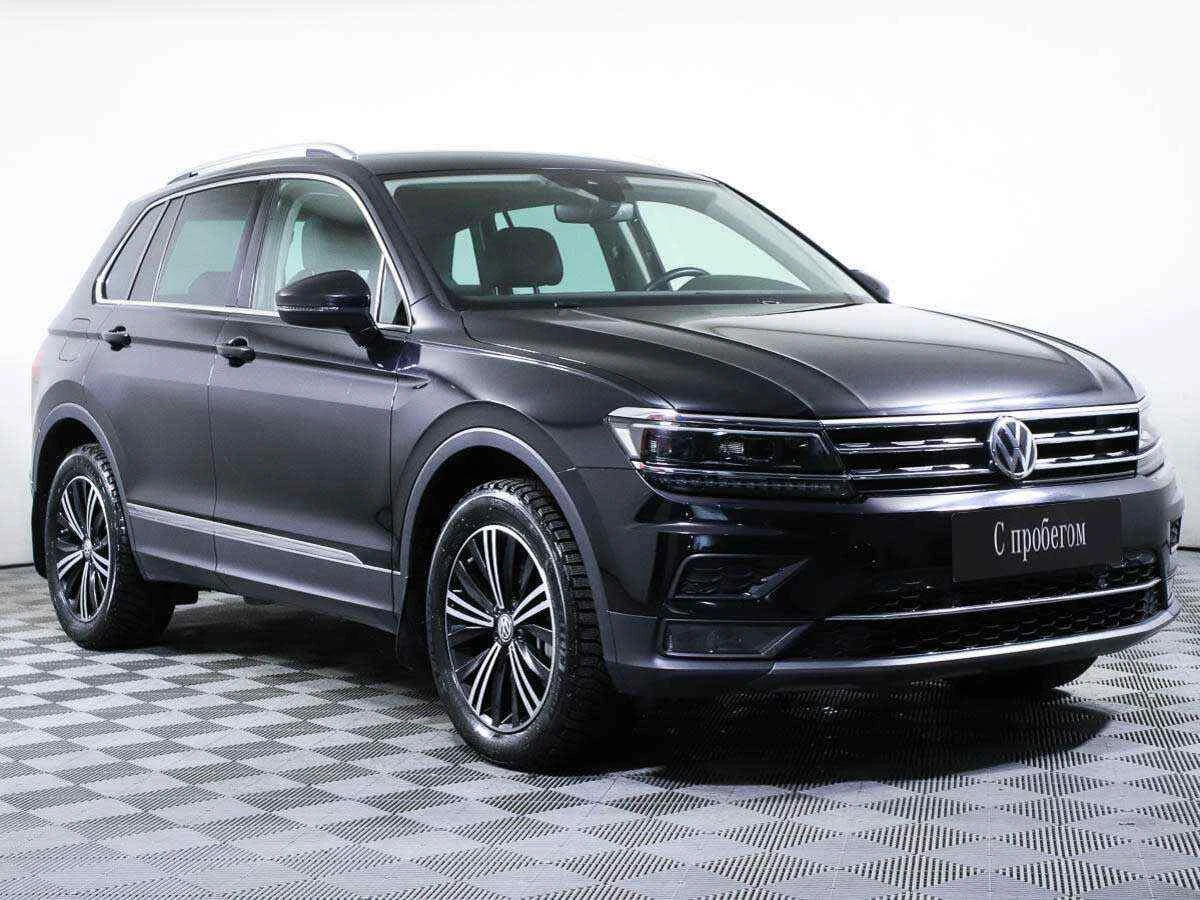 Volkswagen Tiguan, Черный, 2019, Робот, 220 л.с., цена от 2 055 000 руб.
