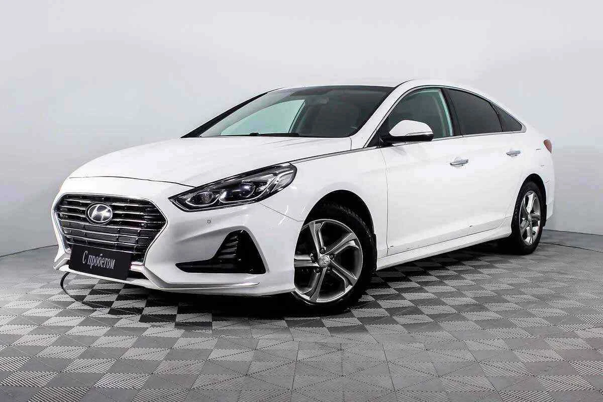 Hyundai Sonata, Белый, 2019, Автоматическая, 150 л.с., цена от 1 315 000 руб.