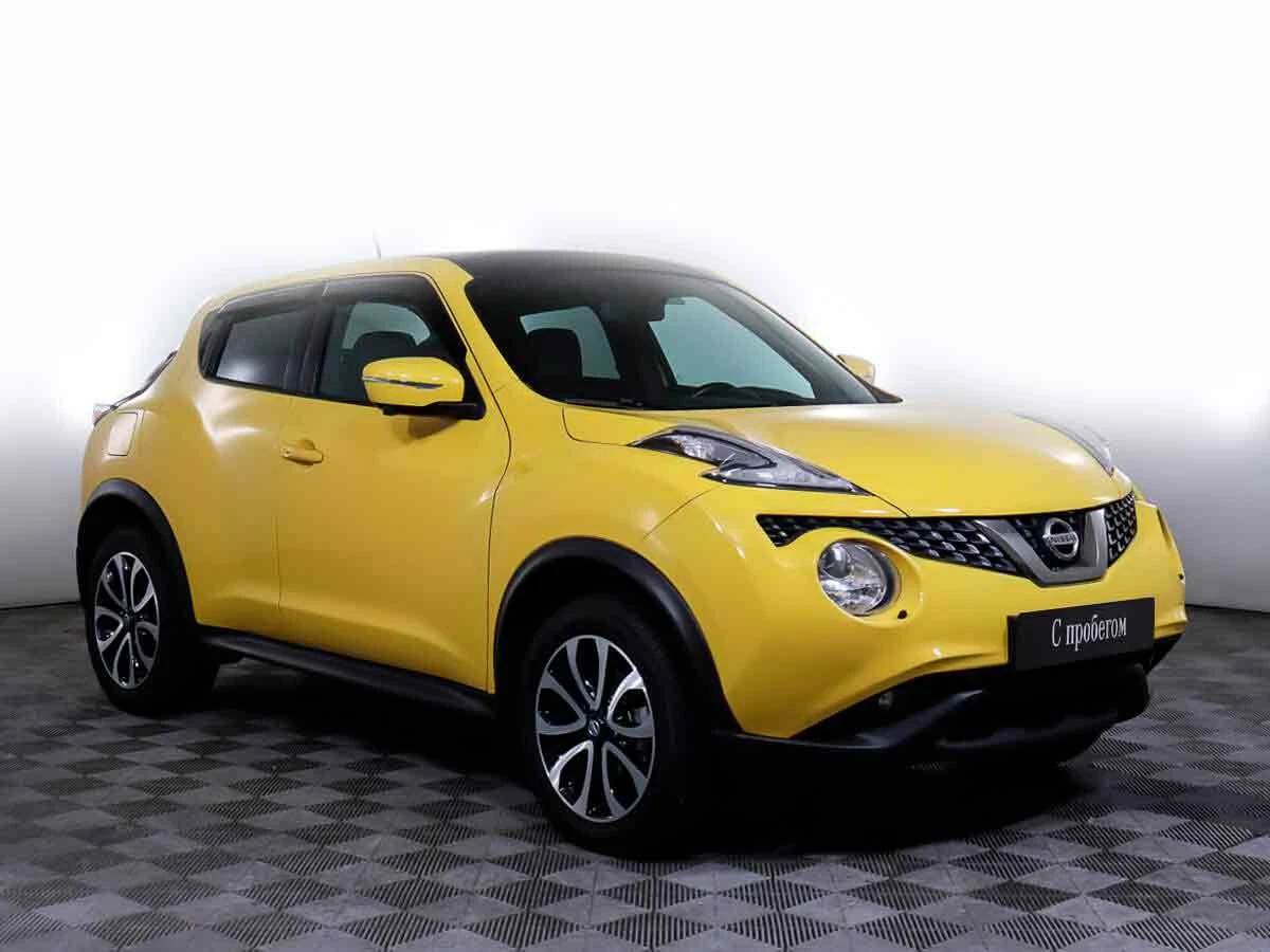 NISSAN JUKE, Желтый, 2015, Вариатор, 117 л.с., цена от 927 200 руб.