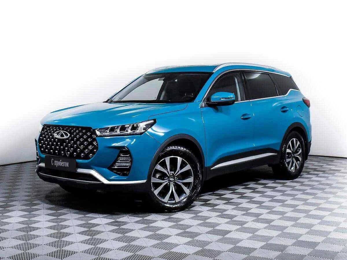 Chery Tiggo 7 Pro, Голубой, 2021, Вариатор, 147 л.с., цена от 1 529 000 руб.