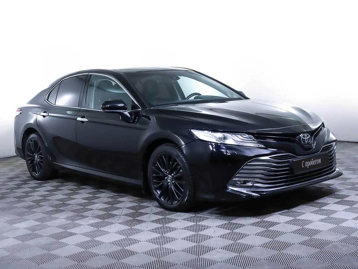 TOYOTA CAMRY, Черный, 2018, Автоматическая, 181 л.с., цена от 1 856 000 руб.