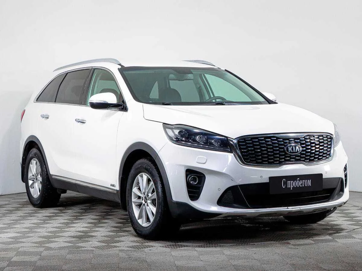 KIA SORENTO, Белый, 2019, Автоматическая, 188 л.с., цена от 1 824 000 руб.