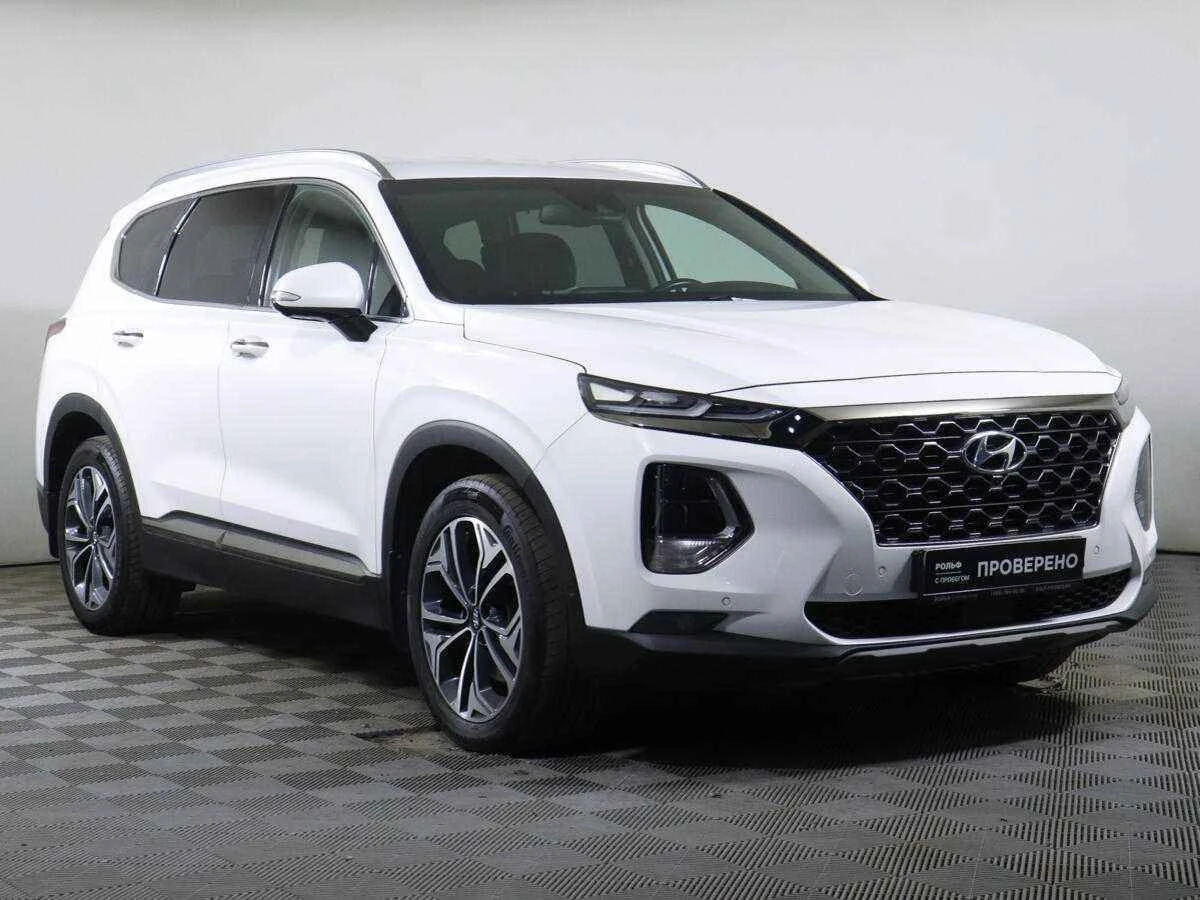 Hyundai Santa Fe, Белый, 2018, Автоматическая, 186 л.с., цена от 1 544 000 руб.