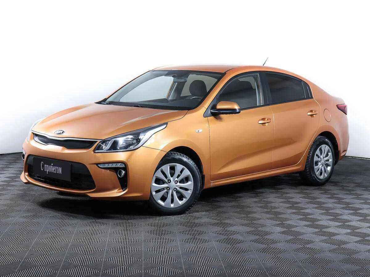 KIA Rio, Оранжевый, 2018, Автоматическая, 123 л.с., цена от 810 000 руб.
