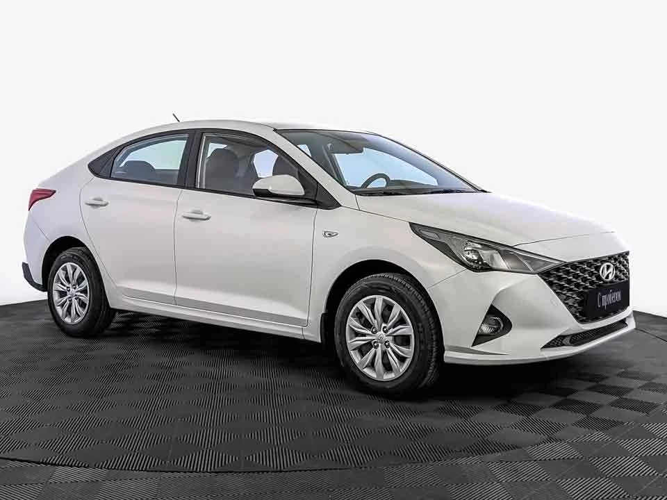 HYUNDAI SOLARIS, Белый, 2022, Автоматическая, 123 л.с., цена от 1 376 000 руб.