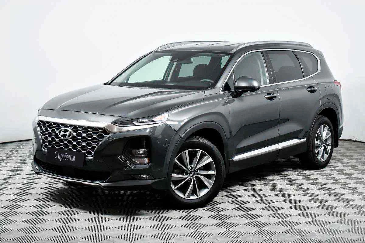 Hyundai Santa Fe, Серый, 2019, Автоматическая, 188 л.с., цена от 2 460 000 руб.