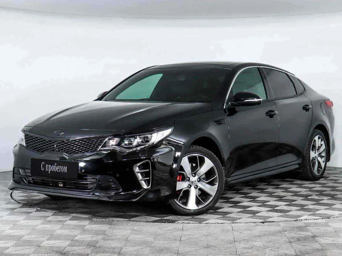 KIA Optima, Черный, 2017, Автоматическая, 245 л.с., цена от 1 251 000 руб.