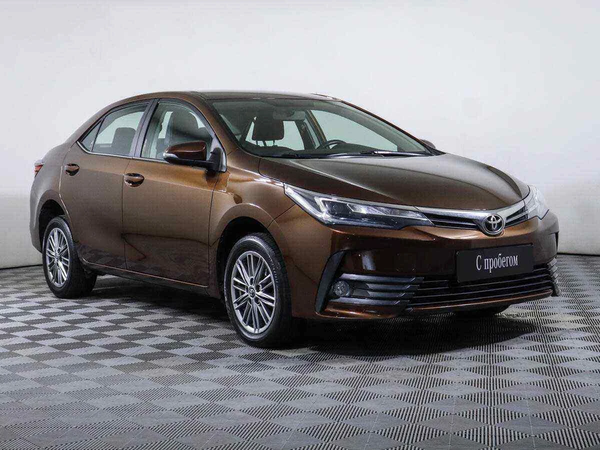 Toyota Corolla, Коричневый, 2018, Вариатор, 140 л.с., цена от 1 288 000 руб.