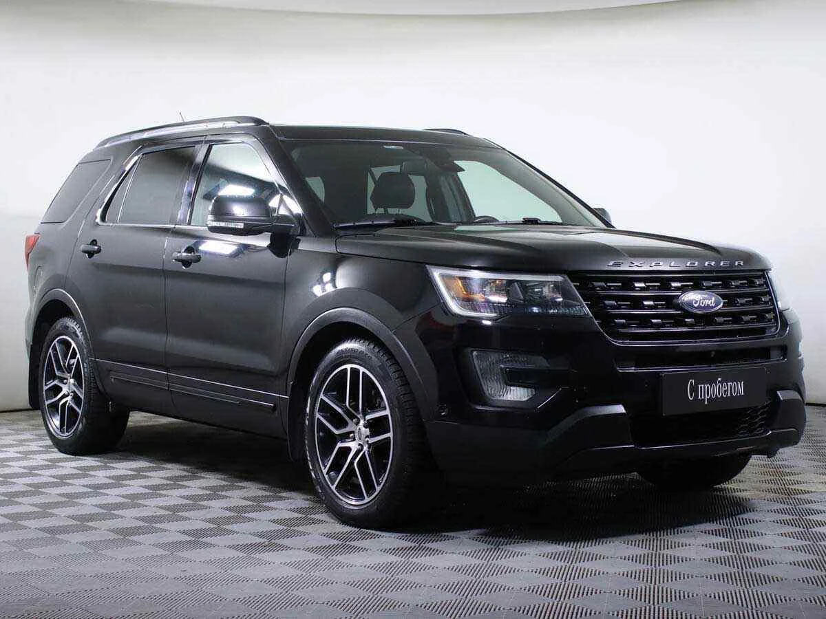 Ford Explorer, Черный, 2016, Автоматическая, 345 л.с., цена от 2 087 000 руб.