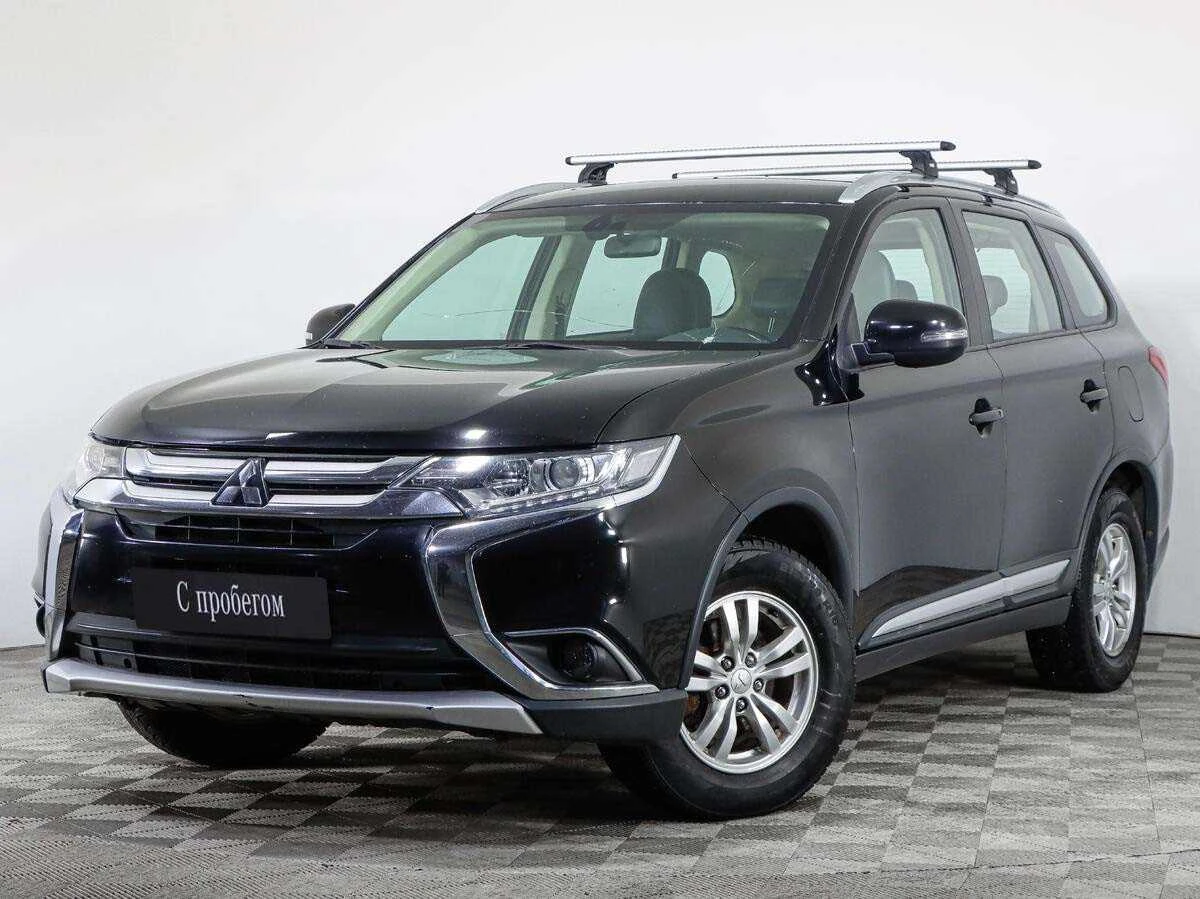 MITSUBISHI OUTLANDER, Черный, 2015, Вариатор, 146 л.с., цена от 1 078 400 руб.