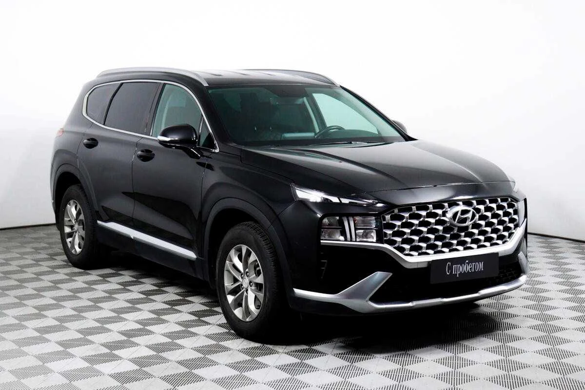 HYUNDAI SANTA FE, Черный, 2021, Робот, 199 л.с., цена от 2 048 000 руб.