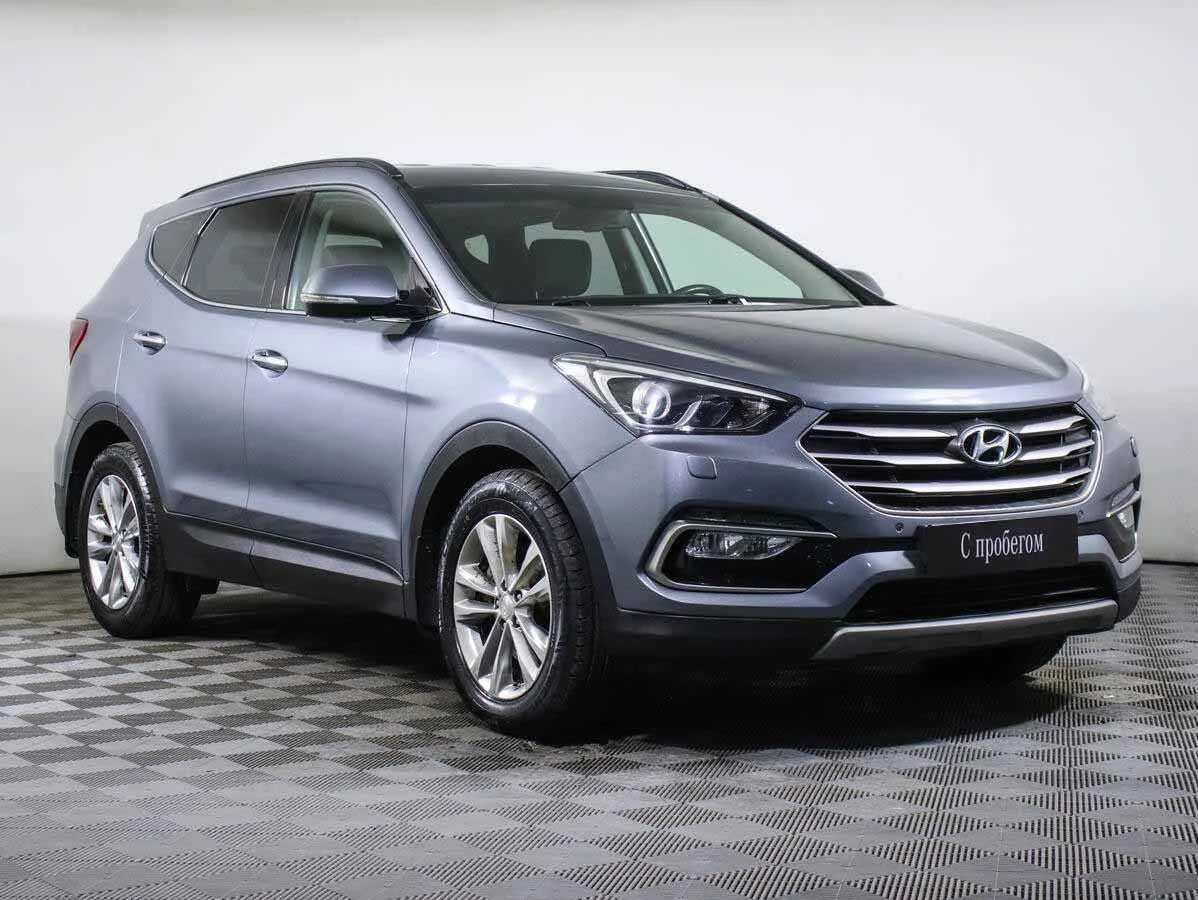 Hyundai Santa Fe, Серебряный, 2016, Автоматическая, 171 л.с., цена от 1 418 000 руб.