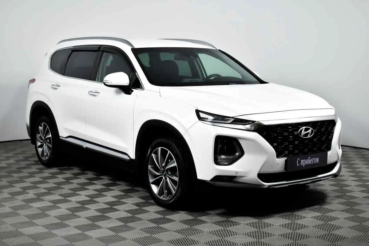 Hyundai Santa Fe, Белый, 2018, Автоматическая, 188 л.с., цена от 2 315 000 руб.