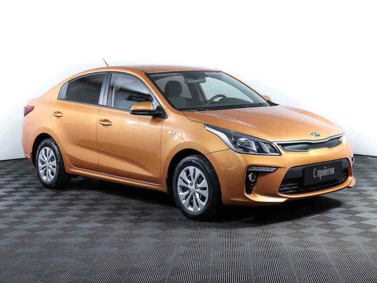 KIA Rio, Оранжевый, 2018, Автоматическая, 123 л.с., цена от 810 000 руб.