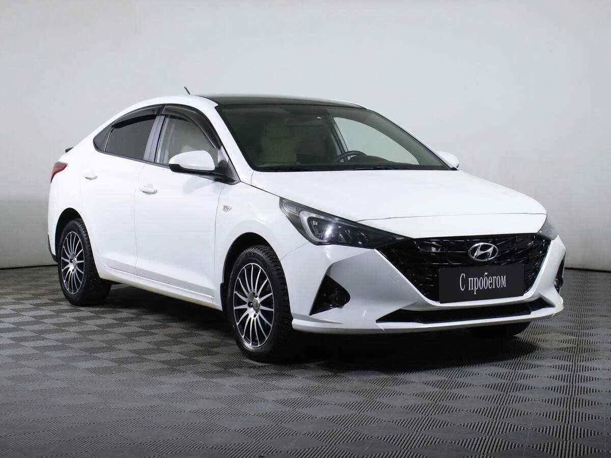 Hyundai Solaris, Белый, 2020, Автоматическая, 100 л.с., цена от 993 000 руб.