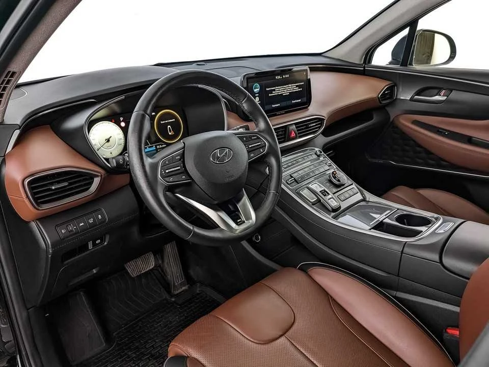 HYUNDAI SANTA FE, Черный, 2021, Робот, 199 л.с., цена от 2 872 000 руб.