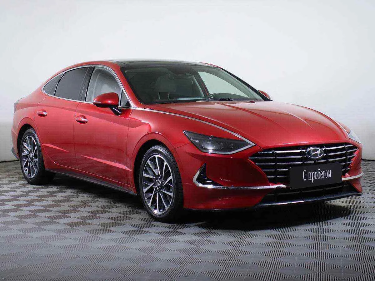 Hyundai Sonata, Красный, 2021, Автоматическая, 180 л.с., цена от 2 095 000 руб.