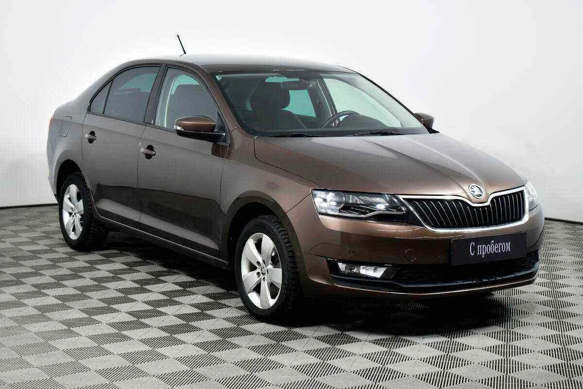 Skoda Rapid, Коричневый, 2019, Автоматическая, 110 л.с., цена от 899 000 руб.
