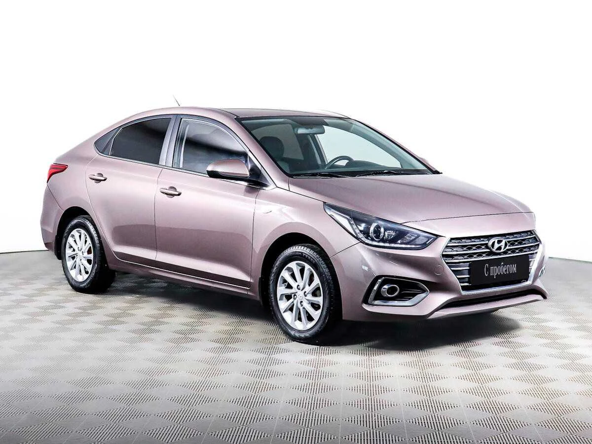 HYUNDAI SOLARIS, Коричневый, 2018, Автоматическая, 123 л.с., цена от 928 000 руб.