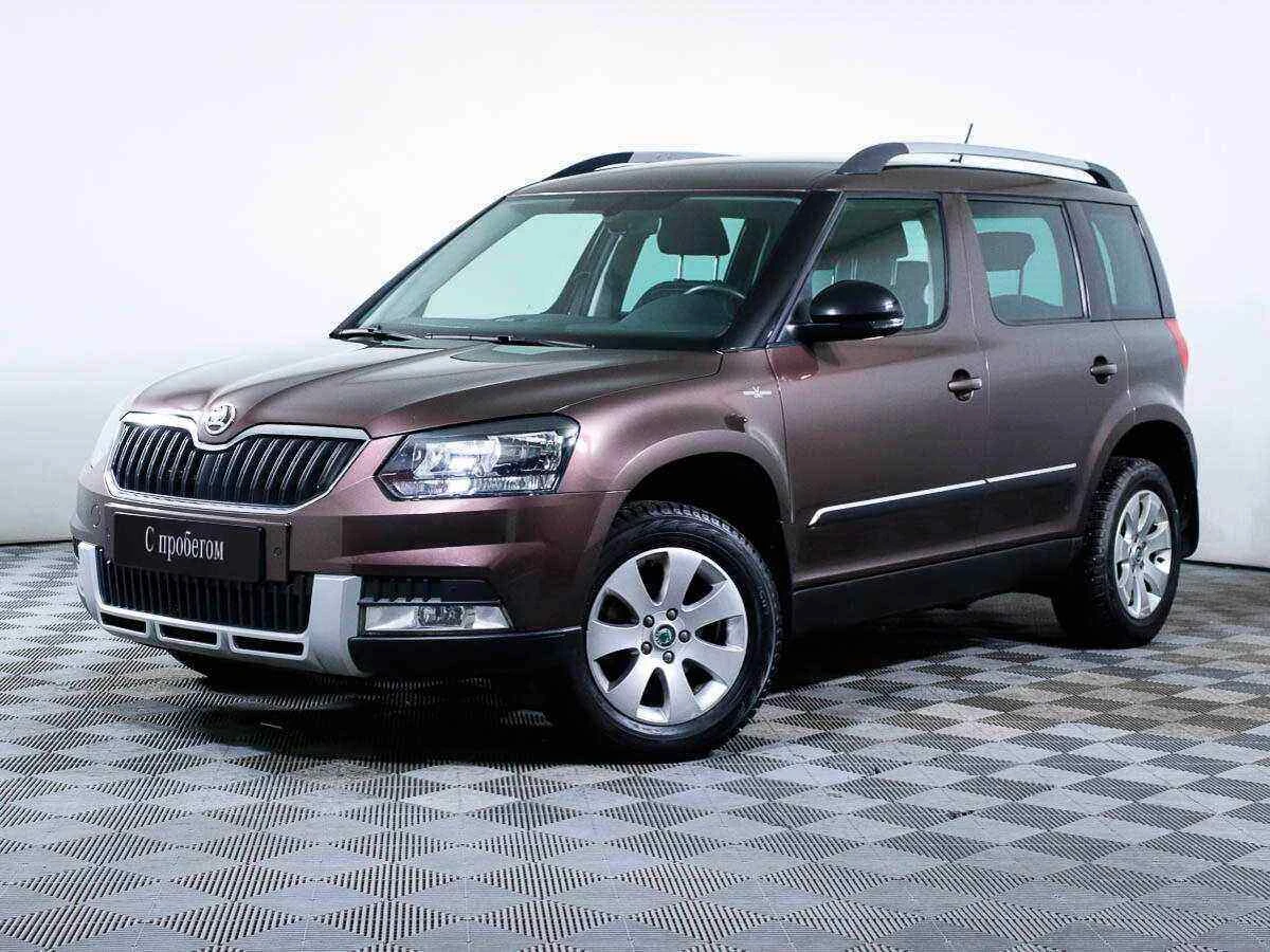 Skoda Yeti, Коричневый, 2017, Робот, 125 л.с., цена от 920 000 руб.