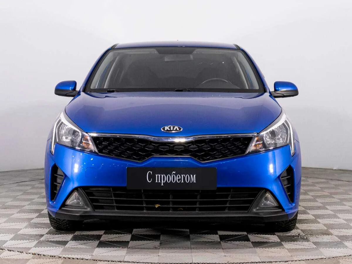 KIA RIO, Синий, 2020, Автоматическая, 123 л.с., цена от 1 040 000 руб.