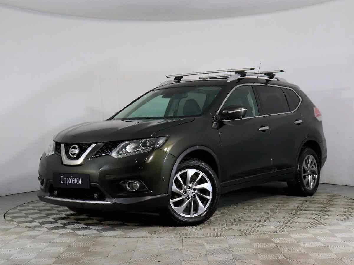 NISSAN X-TRAIL, Зеленый, 2015, Вариатор, 171 л.с., цена от 1 192 000 руб.
